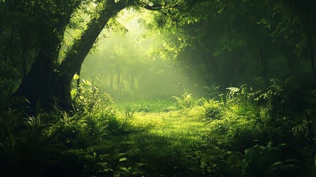 Forest Clearing VR environment